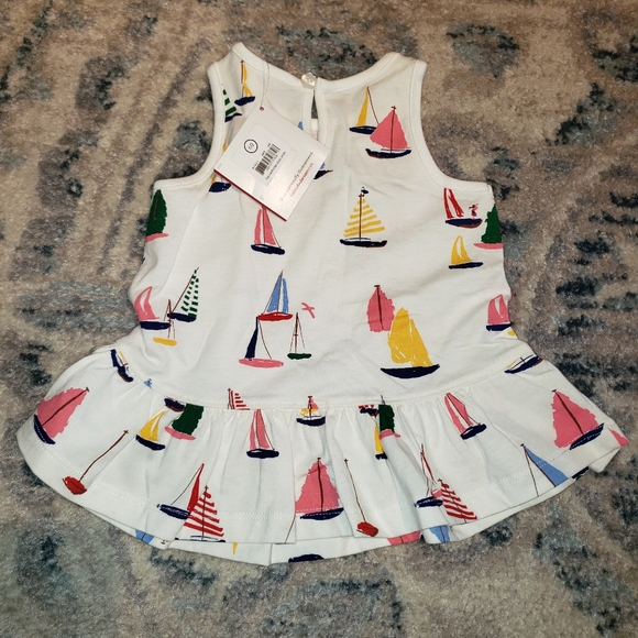 NWT sailboat set navy babydoll top 60/80 - Picture 4 of 5